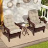 Crestlive Products Sunbrella Adirondack Chair Cushion 50 inch Thickening Waterproof Fade Resistant Beige - 2 of 4