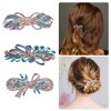 Unique Bargains Women's Sparkly Rhinestones Hair Clips Hair Barrettes Hairpin 3 Pcs - image 2 of 4