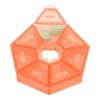 Unique Bargains 7 Grid Polygonal Pill Case 1 Pc - 2 of 4