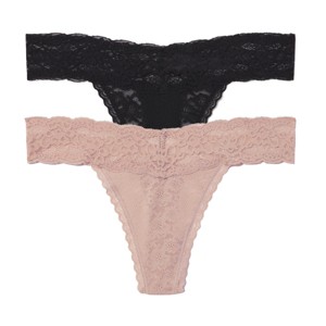 Skarlett Blue Women's Goddess Lacey Thong 2-Pack 371241P2 - 1 of 3