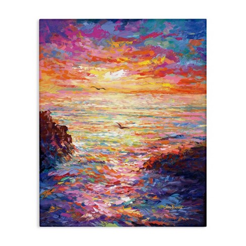 Stupell Industries Vibrant Abstract Ocean Sunset, 30" x 40" - image 1 of 4