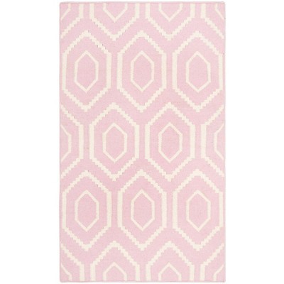 Dhurries DHU556 Hand Woven Flat Weave Area Rug  - Safavieh