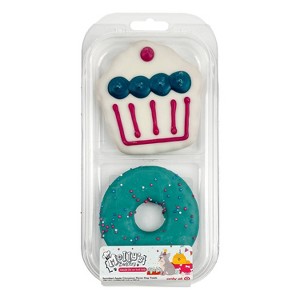Molly's Barkery Birthday Cupcake and Donut Apple Cinnamon Flavor Dog Treats - 5.89oz - 1 of 4