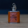 Pavilion Gift Company - Out Hunting - PU Leather & Stainless Steel 1 oz Mini Flask - Portable Drinkware - 2 of 4