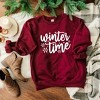 Simply Sage Market Women's Graphic Sweatshirt Winter Time Snowflakes - 3 of 4
