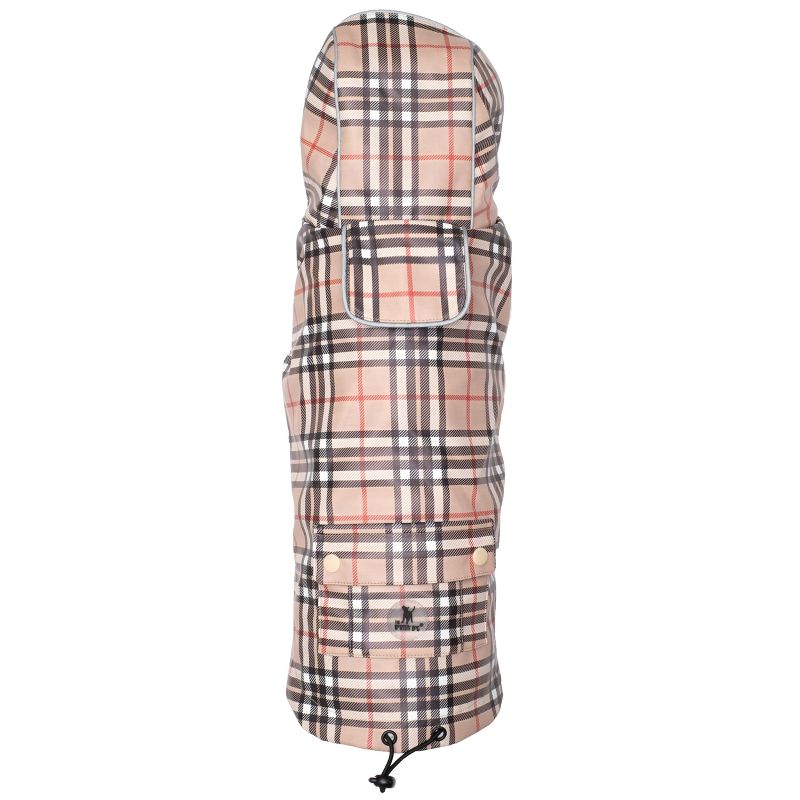 The Worthy Dog Water-Resistant Plaid London Raincoat, 1 of 5