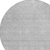 Silver Gray And Ivory Floral Washable Indoor Outdoor Area Rug - 4 of 4