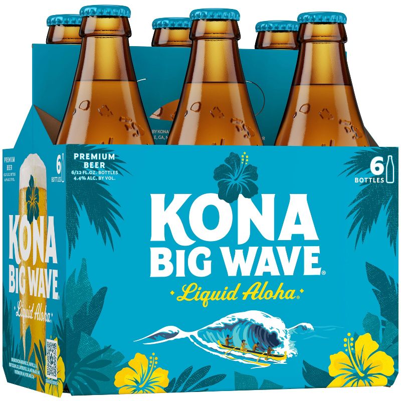 Kona Big Wave Golden Ale Beer - 6pk/12 fl oz Bottles, 3 of 12