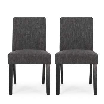 Set of 2 Kuna Contemporary Upholstered Dining Chairs - Christopher Knight Home