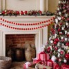 Unique Bargains Party Decorative Polyester Yarn Pom Pom Ball Garlands 3 Pcs - 4 of 4