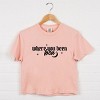 Where You Been Loca  - Women's Boxy Crop Top Graphic T-Shirt - 2 of 4