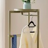 Kings Brand Furniture Suit Valet Stand – Coat Rack with Rods, Storage Trays & Hanger, Freestanding Organizer for Bedrooms & Entryways - 3 of 4
