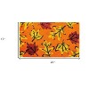 HomeRoots 17" X 29" Orange Black and Yellow Coir Leaves Outdoor Fall Door Mat - 3 of 3