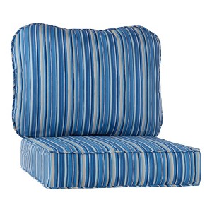 2-Piece Deep Seat Outdoor Cushion Set - 1 of 4