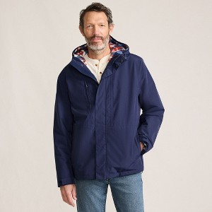 Lands' End Men's Squall 3 in 1 High Pile Lined Jacket - 1 of 4