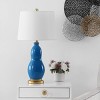 Rogan Table Lamp (Set of 2) - 26 Inch Height - TBL4439 - Soft Blue - Safavieh - 3 of 4