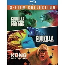 Godzilla vs. Kong/Godzilla: King of the Monsters/Kong: Skull Island: 3 Film Bundle (Blu-ray)