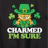 Boys' - Garfield - Charmed Im Sure Graphic Long Sleeve Fleece Sweatshirt - 2 of 4