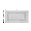 Perthshire Platinum Collection Cotton Racetrack Design Skid Resistant Comfortable Absorbent Bath Rug - 2 of 4