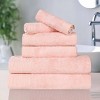 Rayon From Bamboo Cotton Blend Eco-Friendly Hypoallergenic Solid Bathroom Towel Set by Blue Nile Mills - 2 of 4