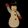 Aghana Digitals Multicolor Oxford Fabric LED Lighted Inflatable Snowman, 316.9" Tall with Quick - 2 of 4