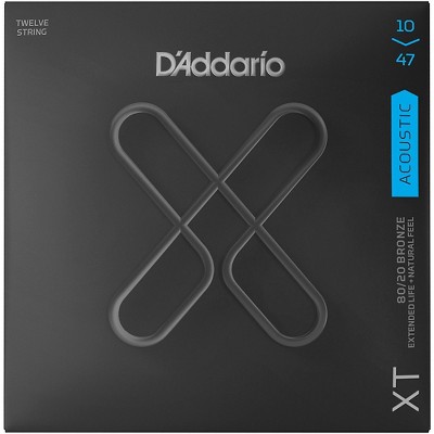 D'Addario XT Acoustic Strings, 12-String Light, 10-47