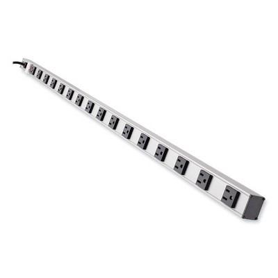 Tripp Lite Vertical Power Strip, 16 Outlets, 15 ft Cord, Silver