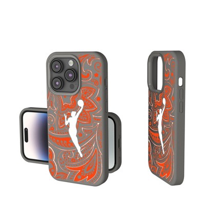 Keyscaper WNBA Paisley Soft Touch Cell Phone Case for iPhone 15