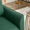 VASIP Nordic Retro Cat Paw Sofa Chair, Leather Upholstered Single Seater(1PC), Light Luxury Accent Chair for Living Room, Bedroom,Cream White - 4 of 4