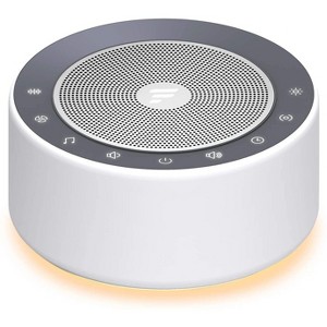 Letsfit White Noise Machine with 7-Color Night Lights, 30 High Fidelity Soundtracks, Full Touch Metal Grille and Buttons - T3 - 1 of 4