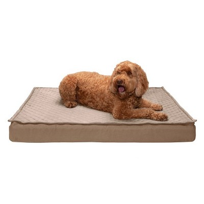 FurHaven Quilt Top Convertible Indoor-Outdoor DLX Cooling Gel Dog Bed Mat