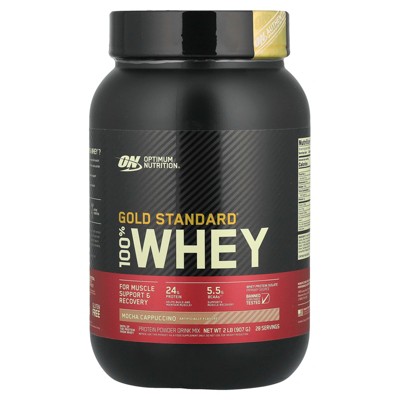 Optimum Nutrition Gold Standard® 100% Whey, Mocha Cappuccino, 2 lb (907 g)