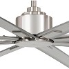 65" Minka Aire Modern Outdoor Ceiling Fan with Remote Control Brushed Nickel Wet Rated for Patio Exterior Porch Gazebo Garage Barn - 3 of 4