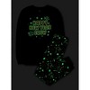 The Children's Place Adult Matching Family Glow In The Dark Long Sleeve New Year Cotton Pajamas - 2 of 4