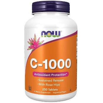 Now Foods C-1000 With Rose Hips Time Release  -  250 Sustained Release Tablet