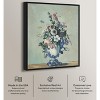 Art Remedy Paul Cezanne - Flowers in a Rococo Vase Vintage Classic Roses Wall Art Framed - 3 of 4