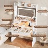 3-Tier Toy Storage Cabinet and Bookcase with Cubby Organizer, Modern Kids Shelf for Playroom - 4 of 4