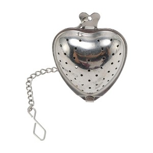 Unique Bargains Tea Infuser Tea Egg Design Infuser Traditional Style Hand Wash Stainless Steel Silver Tone 1Pcs - 1 of 4