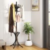 Tangkula 73" Freestanding Coat Hanger Stand Coat Rack w/ Umbrella Holder & 12 Hooks - 4 of 4