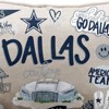 NFL Dallas Cowboys Loco Fan Canvas Decor Throw Pillow - 2 of 3