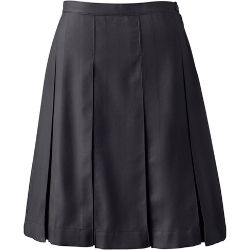 Lands End School Uniform Women s Box Pleat Skirt Top Of Knee 6