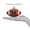 Old World Christmas Glass Blown Ornament, University of Michigan Football - 3 of 3