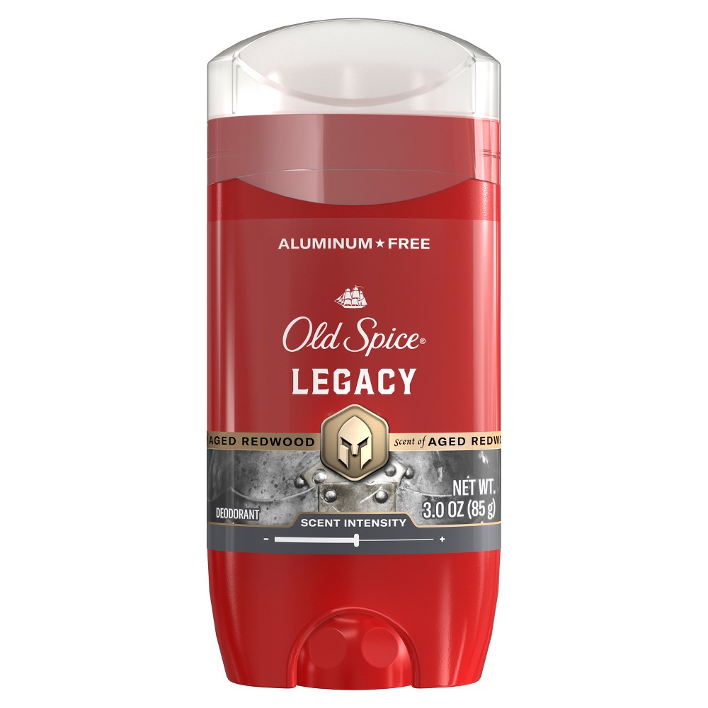 Photos - Deodorant Old Spice Men's Long-Lasting Freshness 24-Hour Odor Protection Red Collection  - Legacy - 3oz 