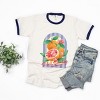 S.W.Smiley Fruits and Stripes - Women's Ringer Graphic T-Shirt - 2 of 4