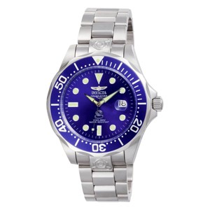Invicta 3045 Men's Grand Diver Automatic Blue Dial Stainless Steel Watch - 1 of 4