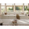 Lycvki 4-Pieces Beige Modular Sectional Sofa Couch with Corduroy Fabric Upholstered and 2 Pillows - 2 of 4