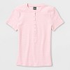 Women's Short Sleeve Henley T-Shirt - Wild Fable™ - 4 of 4