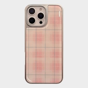Alilang Plaid Pattern Phone Case Slim Protective Cover Soft Gloss Finish -  Apple iPhone 15 Pro : Target