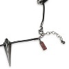 SalesOne LLC Marvel Black Panther Claw Necklace (10 Steel Claws, Leather Collar) - 4 of 4