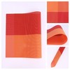 REGALWOVEN Kitchen Dining Table Washable Heat Resistant Wipeable PVC Placemats 8 Pcs - 2 of 4